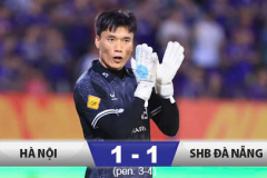 Kết quả Hà Nội 1-1 (pen 3-4) Đà Nẵng: Bùi Tiến Dũng toả sáng ở luân lưu, Hà Nội bị loại sớm